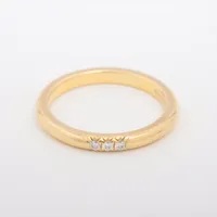 ティファニー クラシックバンド 3P ダイヤ 750(YG)