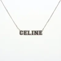 【国内から即納】CELINE セリーヌ ユニヴェルシテ ネックレス 楽天市場】CELINE セリーヌ ユニヴェルシテ ネックレス