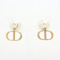ディオール Dior Tribales  ディオール トライバル GP×フェイクパール ピアス(両耳用) ゴールド ＡＢランク