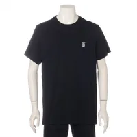 バーバリー TBロゴ コットン Tシャツ ティッシ期 ブラック ＡＢランク