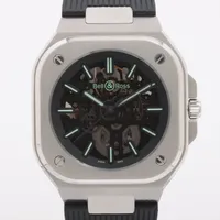 ベル&ロス BR05 SS×ラバー AT スケルトン文字盤