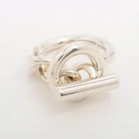 エルメス クロワゼット 925 リング シルバー ＡＢランク