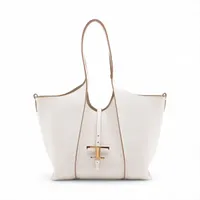 トッズ Tタイムレス レザー トートバッグ ホワイト ＡＢランク