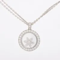 ショパール ハッピースノーフレーク ダイヤ 750(WG)