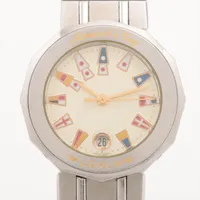 コルム アドミラルズカップ SS QZ アイボリー文字盤