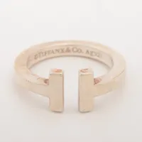 ティファニー Tワイヤー 925 リング シルバー ＡＢランク