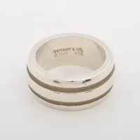 エルメス グルーブド 925 リング シルバー ＡＢランク