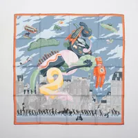 エルメス カレ90 HERMES PARADE エルメス パラード シルク スカーフ ＳＡランク