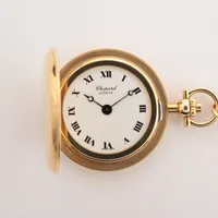 ショパール 懐中時計 YG 手巻き 白文字盤