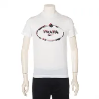 プラダ コットン Tシャツ 18AW ホワイト ＡＢランク
