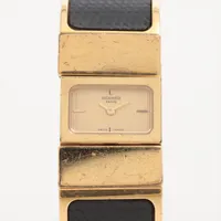 エルメス ロケ L01.201 GP QZ シャンパン文字盤