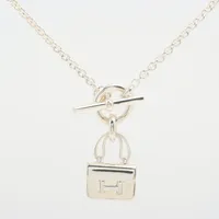 エルメス アミュレット コンスタンス 925 ネックレス シルバー Ａランク
