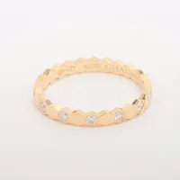 ショーメ ビーマイラブ ハニカム ハーフパヴェ ダイヤ 750(YG)