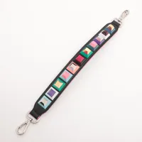 エルメス ミニストラップユー レジン×レザー ショルダーストラップ マルチカラー ＡＢランク