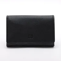ロエベ アナグラム レザー 財布 ブラック ＡＢランク