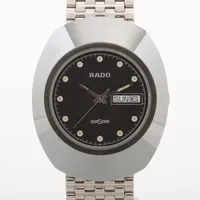 ラドー ダイヤスター 114.0391.3 SS QZ 黒文字盤