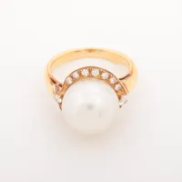 タサキ パール ダイヤ K18(YG)