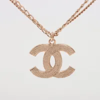 シャネル ココマーク GP ネックレス 06P ゴールド Ａランク