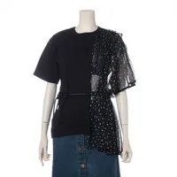 サカイ コットン Tシャツ ブラック ＡＢランク