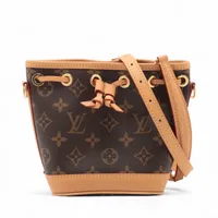 ヴィトン モノグラム ナノノエ M81266 ブラウン