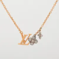 ヴィトン ネックレス LV グラム パンダント M01265 GP×ライン