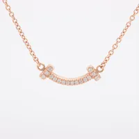 ティファニー Tスマイル ミニ ダイヤ 750(PG)