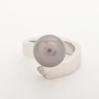 ミキモト パール ダイヤ K18(WG)