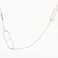 エルメス エヴァーシェーヌダンクル 925 ネックレス シルバー ＡＢランク