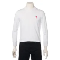 アミ アレクサンドルマテュッシ コットン ロングTシャツ ホワイト ＡＢランク