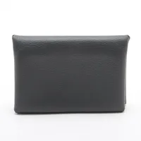 エルメス カルヴィ デュオ エバーカラー グレー シルバー金具 ＡＢランク