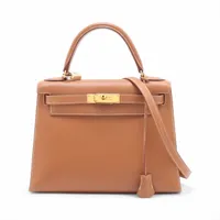 エルメス ケリー28 セリエ クシュベル ゴールド ゴールド金具