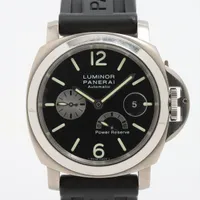 パネライ ルミノール パワーリザーブ PAM00171 SS×ラバー AT 黒文字盤