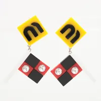 ミュウミュウ ビジュー メタル×ラインストーン×フェイクパール