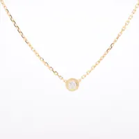 カルティエ ダムール XS ダイヤ 750(YG) ＡＢランク