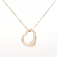 ティファニー オープンハート 925 ネックレス シルバー ＡＢランク