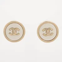 シャネル ココボタン GP ピアス(両耳用) A18K ゴールド ＡＢランク