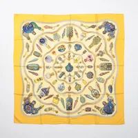 エルメス カレ90 Qu'importe le flacon 香水瓶 シルク スカーフ