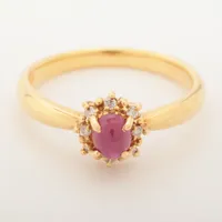 ノンブランド ルビー ダイヤ K18