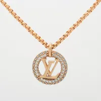 ヴィトン コリエ ルイーズ バイ ナイト M00758 GP×ラインストーン