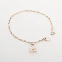 エルメス シェーヌダンクル ケリー 925 ブレスレット シルバー ＡＢランク