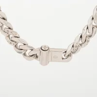 ヴィトン コリエチェーン M68272 メタル ネックレス LE0220 シルバー ＡＢランク