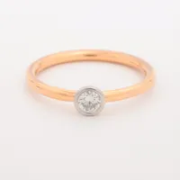 ティファニー ビゼットラウンド ダイヤ 750(YG)×Pt950