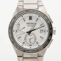 セイコー アストロン SBXY049 TI ソーラー 白文字盤