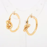 ！美品！　セリーヌ　ピアス　ゴールド　ノットピアス フープ　135 CELINE セリーヌ ノットピアス フープピアス イヤーアクセサリー
