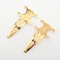 セリーヌ トリオンフ GP ヘアクリップ ゴールド ＡＢランク