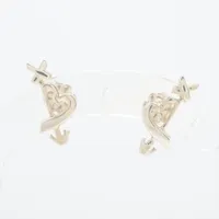 ティファニー ラビングハートアロー 925 ピアス(両耳用