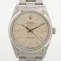 ロレックス エアキング 14000 SS AT シルバー文字盤