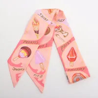 HERMES ツイリー ファニー・アイスクリーム スカーフ シルク ベージュ エルメス ツイリー Funny Ice Cream ファニー アイスクリーム