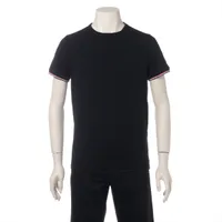 モンクレール MAGLIA コットン Tシャツ 20年 ブラック ＡＢランク