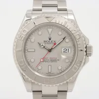 ロレックス ヨットマスター 116622 SS×PT AT シルバー文字盤